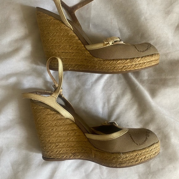 Prada wedge sandals Size 38.5 - Picture 9 of 10